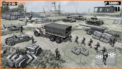 World War ll: US Army Bus Transport simulator screenshot