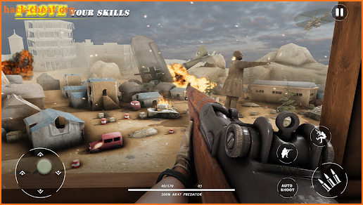 World War Sniper - 3D Gun shooting Combat ww2 2021 screenshot