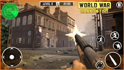 World War WW Cannon Fire : Free Shooter Games 2020 screenshot