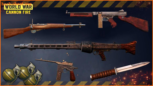 World War WW Cannon Fire : Free Shooter Games 2020 screenshot