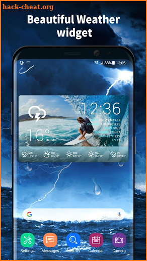 World weather widget& forecast screenshot