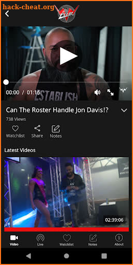 World Wrestling Network screenshot