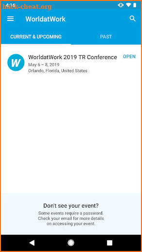 WorldatWork 2019 Conference screenshot