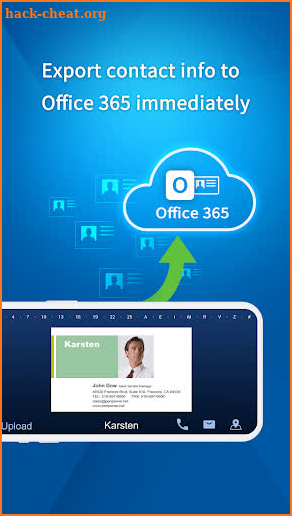 WorldCard for Office 365 screenshot