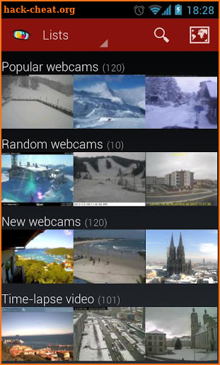 Worldscope Webcams screenshot