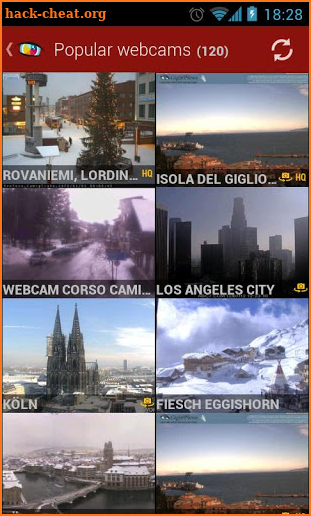 Worldscope Webcams screenshot