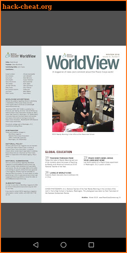WorldView Magazine screenshot