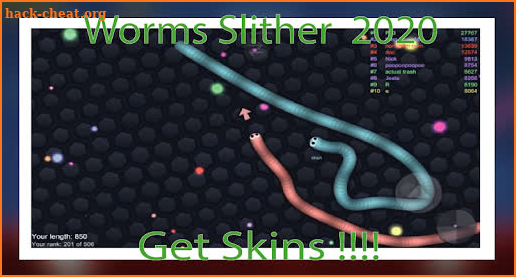 Worm snake io tips 2020 screenshot