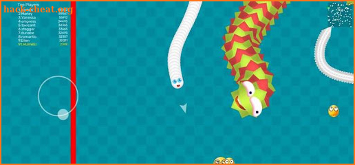 Worms Dash.IO-snake battle zone screenshot