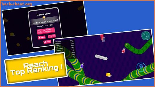 Worms King .io - Snake Zone Games screenshot