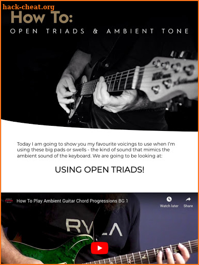 Worship Guitar Skills Magazine screenshot