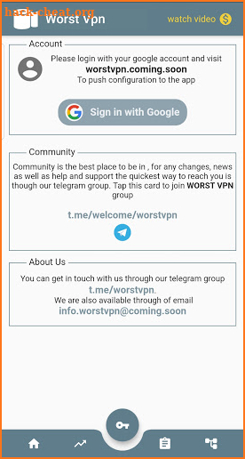 WORST VPN screenshot