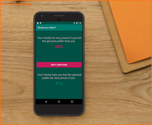 Would You Rather? Ad-free and tiny version screenshot