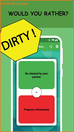 Would You Rather Dirty Version, Choices For Adults screenshot