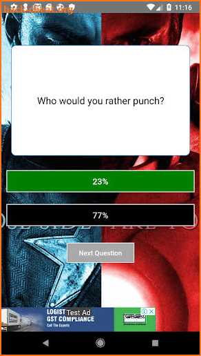 Would You Rather? Endgame Avengers screenshot