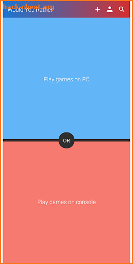 Would You Rather? Gaming screenshot