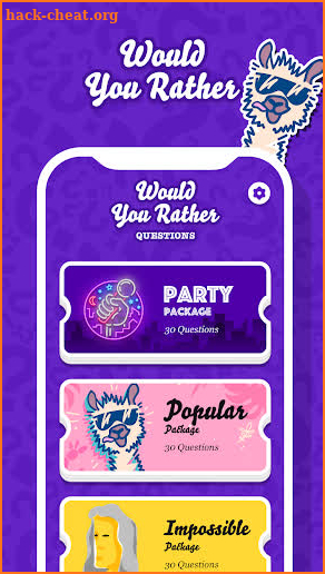 Would You Rather? - Hardest Choice for Party Game screenshot