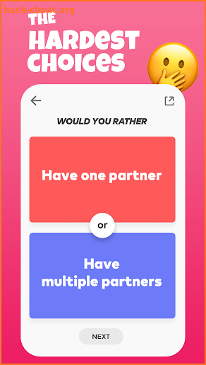 Would you rather? - Hardest Choice Game for Party screenshot