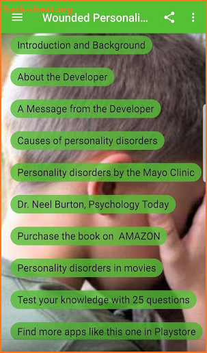Wounded Personalities personality disorders screenshot