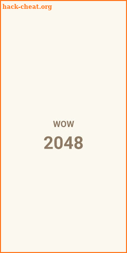 WOW 2048 screenshot