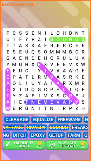 WOW 3 in 1: Word Search Games screenshot