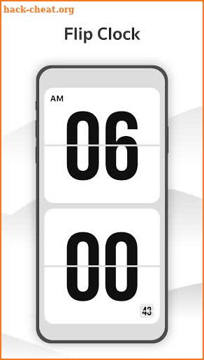 Wow Clock - Free flip clock, stopwatch, timer screenshot
