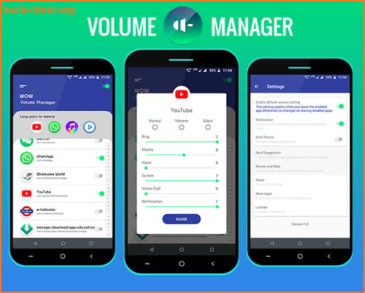 WOW Volume Manager - App volume control screenshot