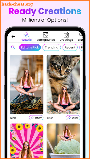 Wowfie - Social Photo Editor App & Selfie Camera screenshot