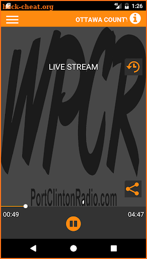 WPCR Radio Port Clinton, Ohio screenshot