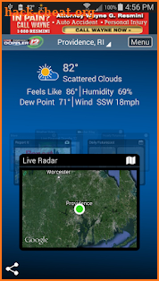 WPRI Weather screenshot