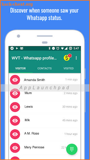 WPVT - Wats profile visits tracker screenshot