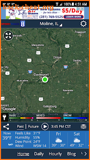 WQAD Storm Track 8 Weather screenshot