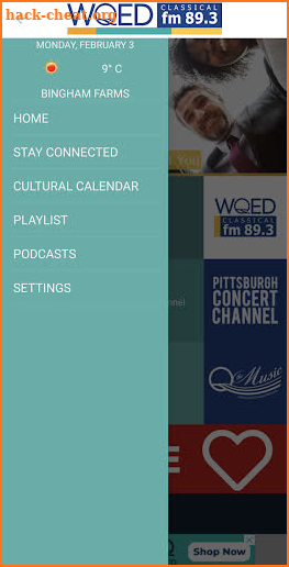 WQED-FM screenshot