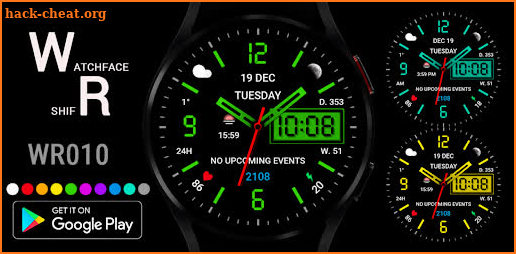 WR 010 Hybrid Watch Face screenshot