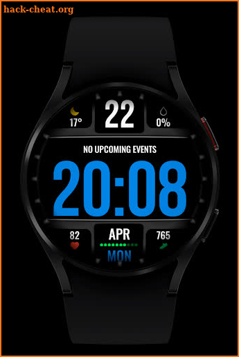 WR 018 Digital Watch Face screenshot