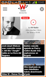 WRadio Colombia screenshot