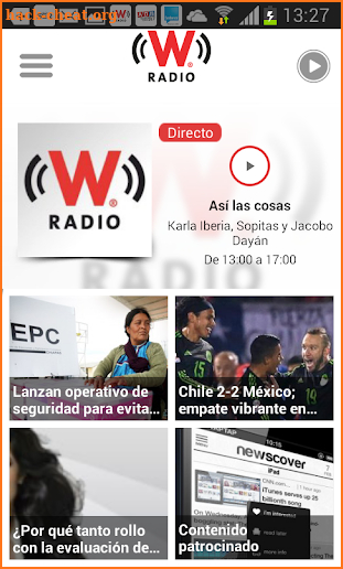 WRadio México screenshot
