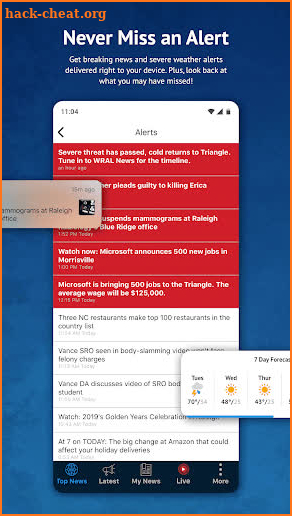 WRAL News App screenshot