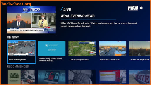 WRAL-TV North Carolina screenshot