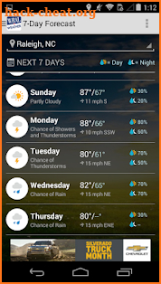 WRAL Weather screenshot