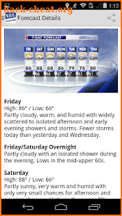 WRAL Weather screenshot