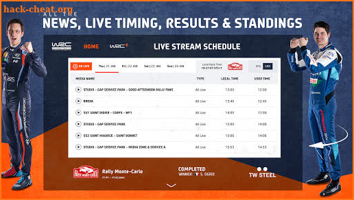 WRC Android TV screenshot