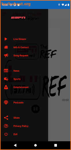 WREF 97.7 FM screenshot