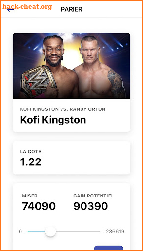 Wrestling Bet screenshot