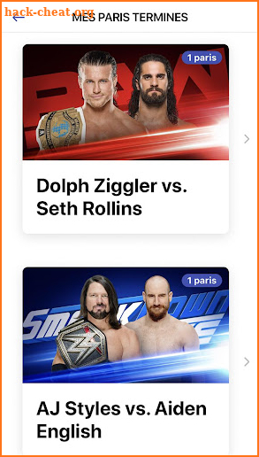 Wrestling Bet screenshot
