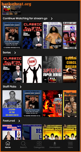 Wrestling Legends Network screenshot