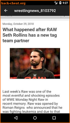 wrestling News screenshot