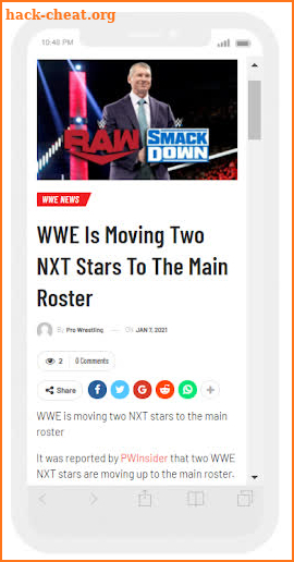 Wrestling News screenshot