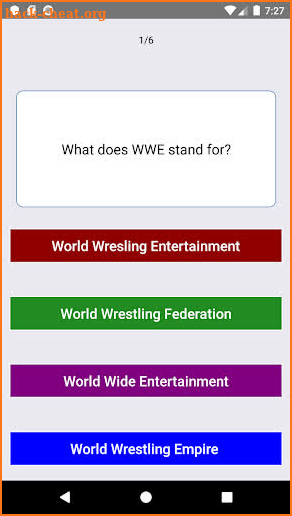 Wrestling Quiz 2019 screenshot