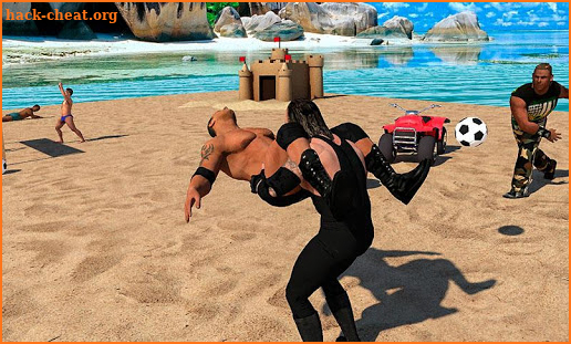 wrestling stars in miami beach:wrestling game screenshot